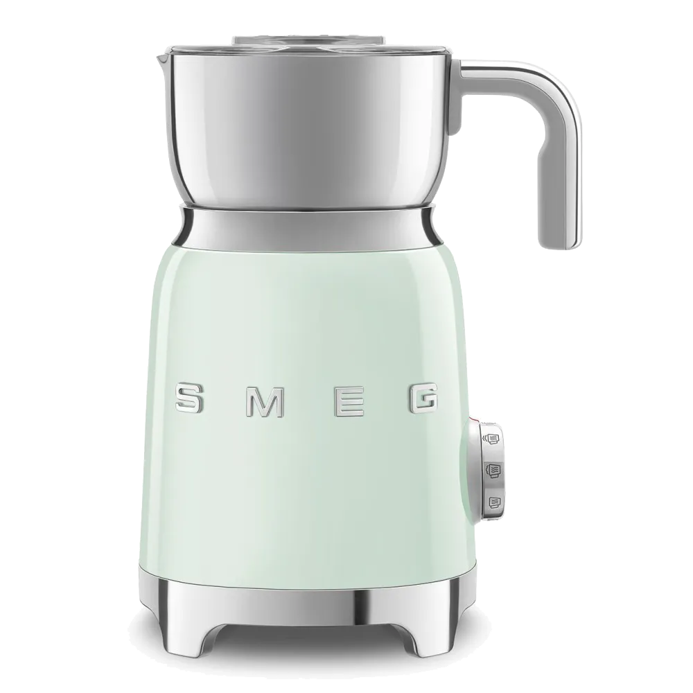 Вспениватель молока SMEG MFF11PGEU, пастельно-зеленый